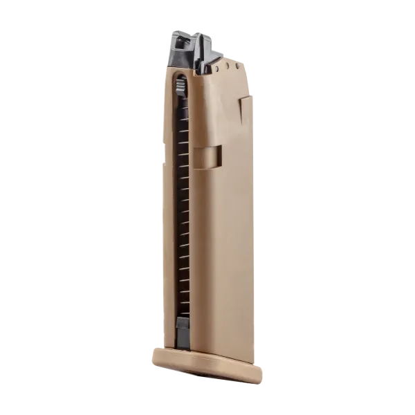 CHARGEUR 22 COUPS GLOCK 19X BBS 6MM GAZ 1J - COYOTE