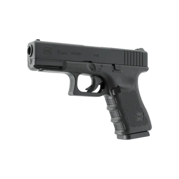 PIST GLOCK 19 GEN4 MOS BBS 6MM CO2  2,0 J BLACK