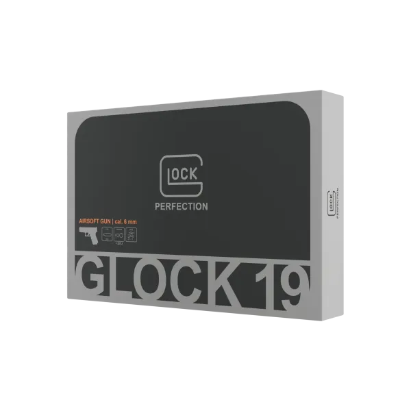 PIST GLOCK 19 GEN4 MOS BBS 6MM CO2  2,0 J BLACK