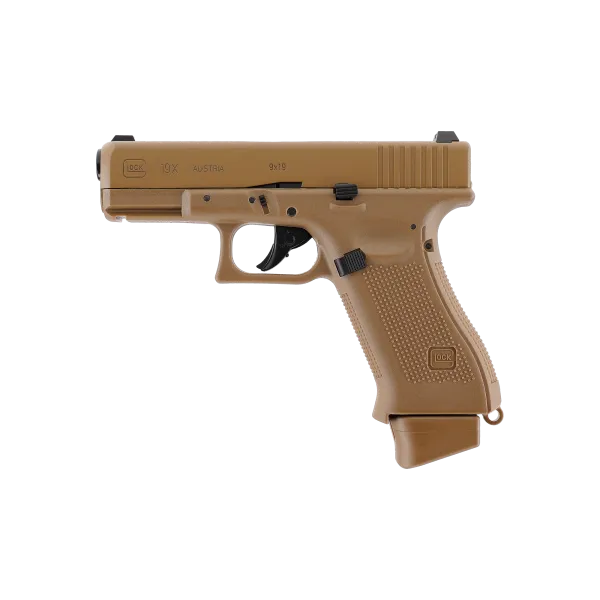 PIST GLOCK 19X BBS 6MM CO2 1.6J - COYOTE