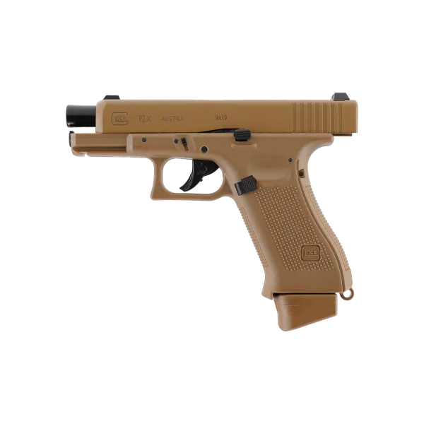 PIST GLOCK 19X BBS 6MM CO2 1.6J - COYOTE