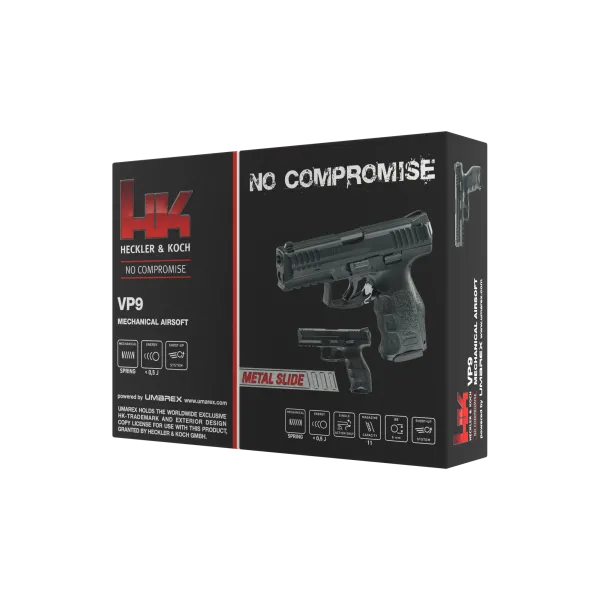 PIST HECKLER&KOCH VP9 BBS 6MM SPRING 0,5J