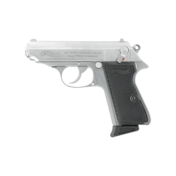 PIST WALTHER PPK/S BBS 6MM GAZ  1J - SILVER
