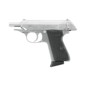 PIST WALTHER PPK/S BBS 6MM GAZ  1J - SILVER