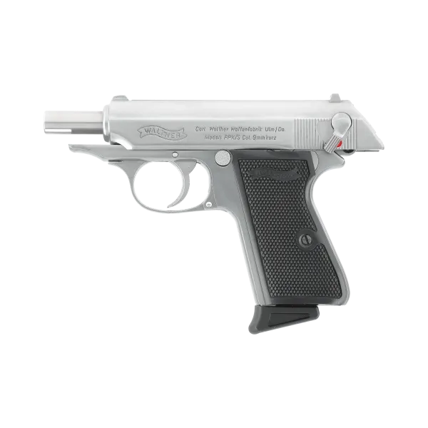 PIST WALTHER PPK/S BBS 6MM GAZ  1J - SILVER