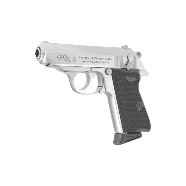 PIST WALTHER PPK/S BBS 6MM GAZ  1J - SILVER