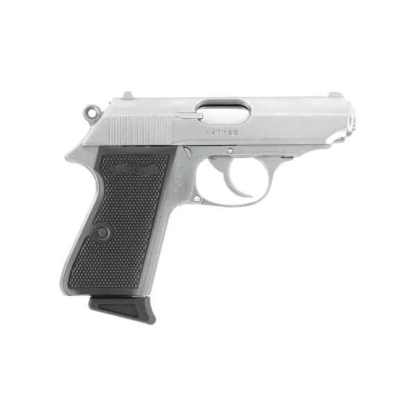 PIST WALTHER PPK/S BBS 6MM GAZ  1J - SILVER