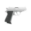 PIST WALTHER PPK/S BBS 6MM GAZ  1J - SILVER