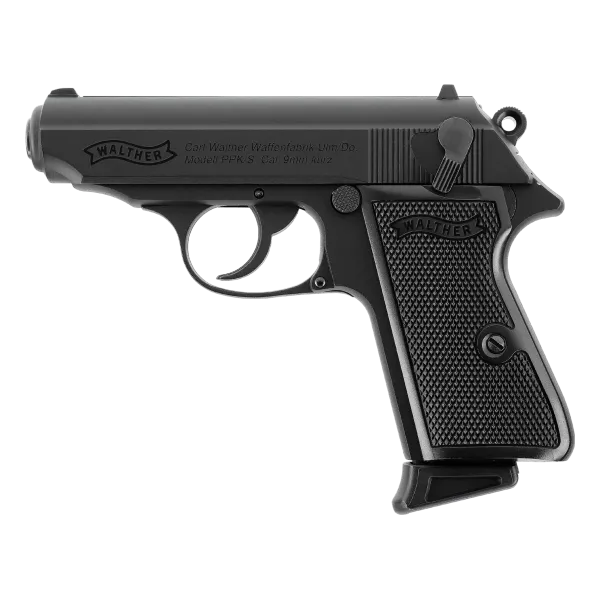 PIST WALTHER PPK/S BLK BBS 6MM GAZ 1,0 J