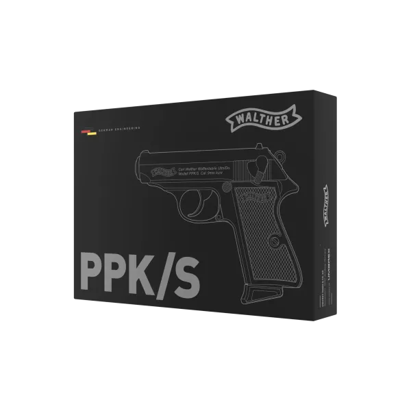 PIST WALTHER PPK/S BLK BBS 6MM GAZ 1,0 J