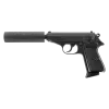 PIST WALTHER PPK/S BLK KIT BBS 6MM GAZ 1,0 J