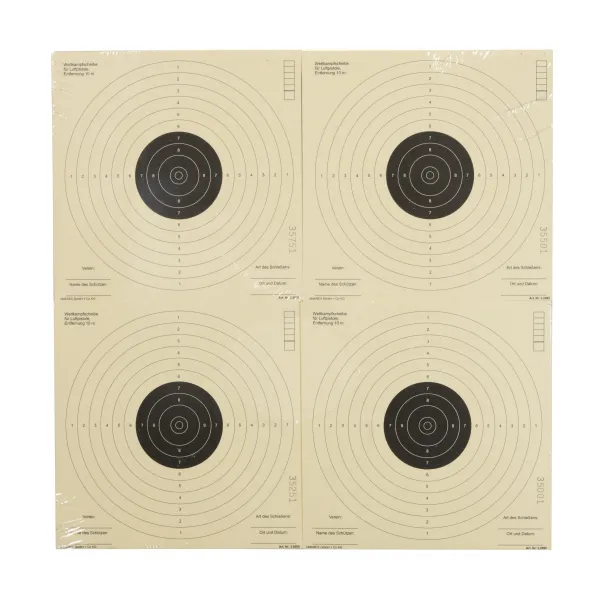 CIBLES PAPIER UMAREX 17X17 PACK DE 100