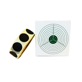 GOMMETTES NOIRES POUR CIBLES DIAM. 15 MM, BOITE DE 1000
