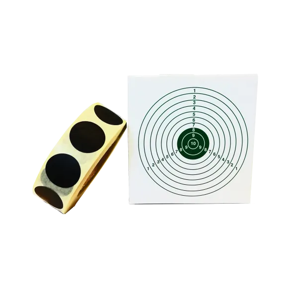 GOMMETTES NOIRES POUR CIBLES DIAM. 19 MM, BOITE DE 1000
