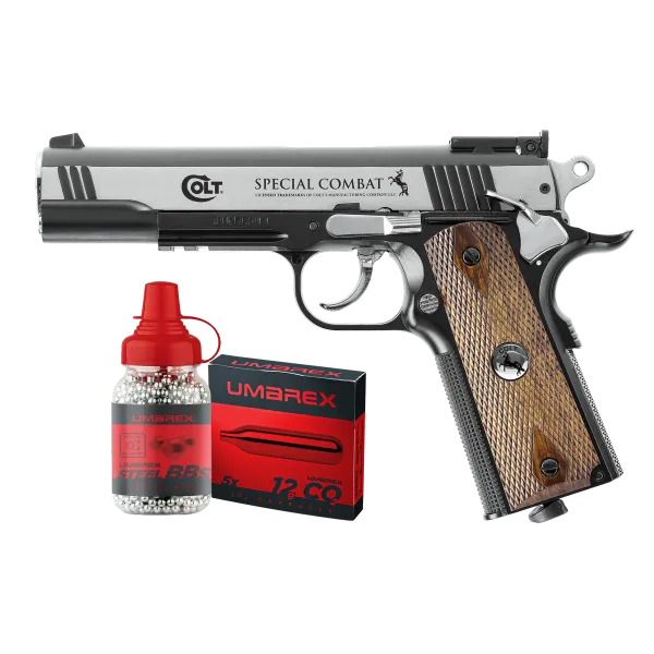 PACK COMBAT CLASSIC DARK OPS (1 BOITE CO2X5, 1500 BBS)