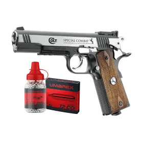 PACK COMBAT CLASSIC DARK OPS (1 BOITE CO2X5, 1500 BBS)