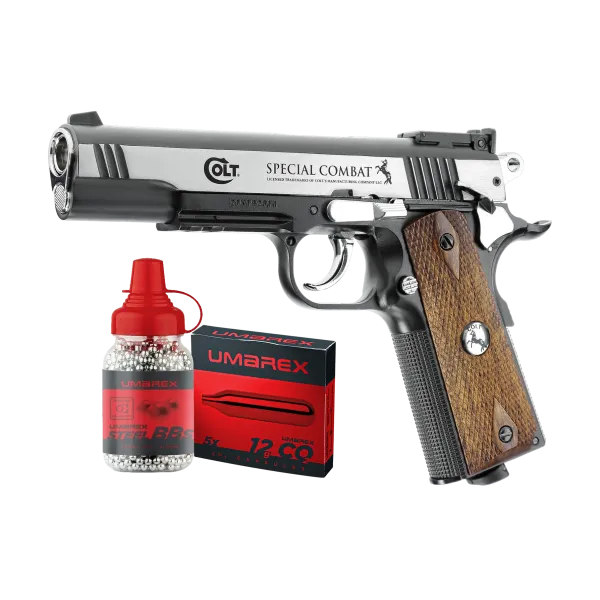 PACK COMBAT CLASSIC DARK OPS (1 BOITE CO2X5, 1500 BBS)