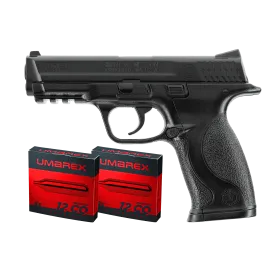 PACK SMITH & WESSON M&P 40 4.5 + 2 BTS CO2 UMAREX PAR 5