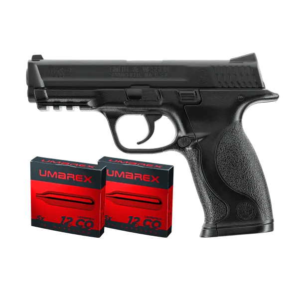 PACK SMITH & WESSON M&P 40 4.5 + 2 BTS CO2 UMAREX PAR 5