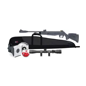 PCK R-FORCE TARGET GP(LUNETTE 3-9X40,500 PLOMBS,FOURREAU,100 CIBLES,PORTE-CIBLE)