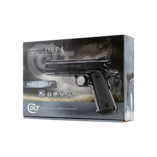 PIST COLT M45 A1 CQBP CO2 CAL BB/4.5 BLACK