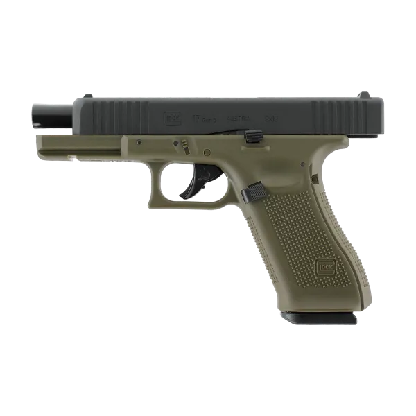 PIST GLOCK 17 GEN5 CO2 CAL BB/4.5MM  3,0 J BLACK BATTLEFIELD GREEN