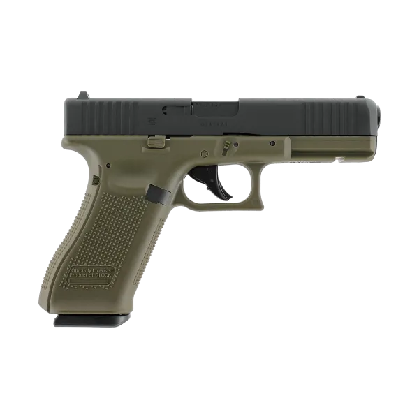 PIST GLOCK 17 GEN5 CO2 CAL BB/4.5MM  3,0 J BLACK BATTLEFIELD GREEN