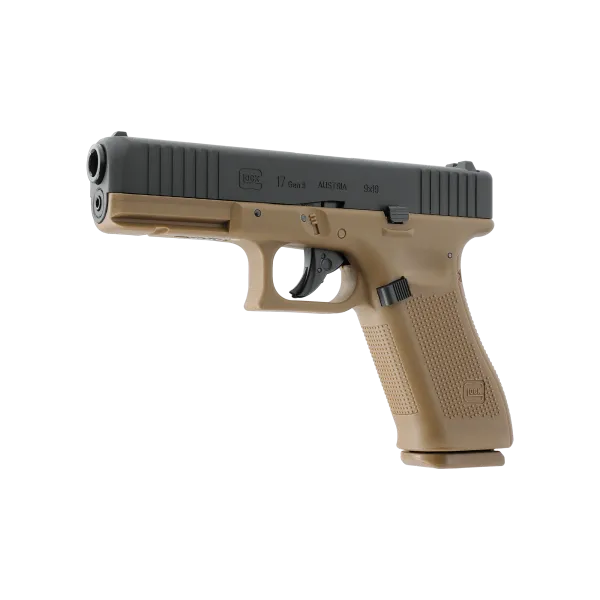 PIST GLOCK 17 GEN5 CO2 CAL BB/4.5MM  3,0 J BLACK COYOTE