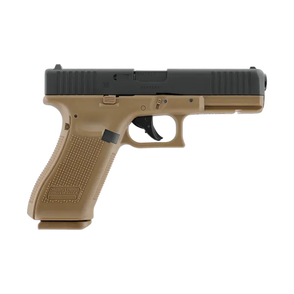 PIST GLOCK 17 GEN5 CO2 CAL BB/4.5MM  3,0 J BLACK COYOTE