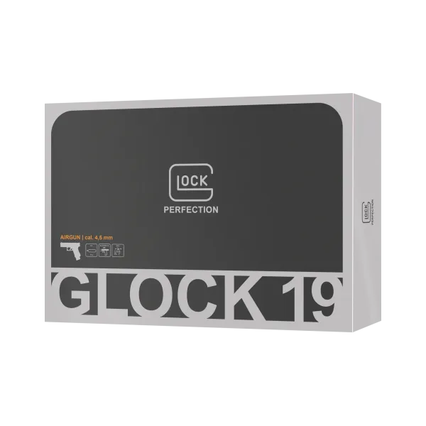 PIST GLOCK 19 GEN5 MOS CO2 CAL BB/4.5 2J BLACK AVEC 4 INTERFACES