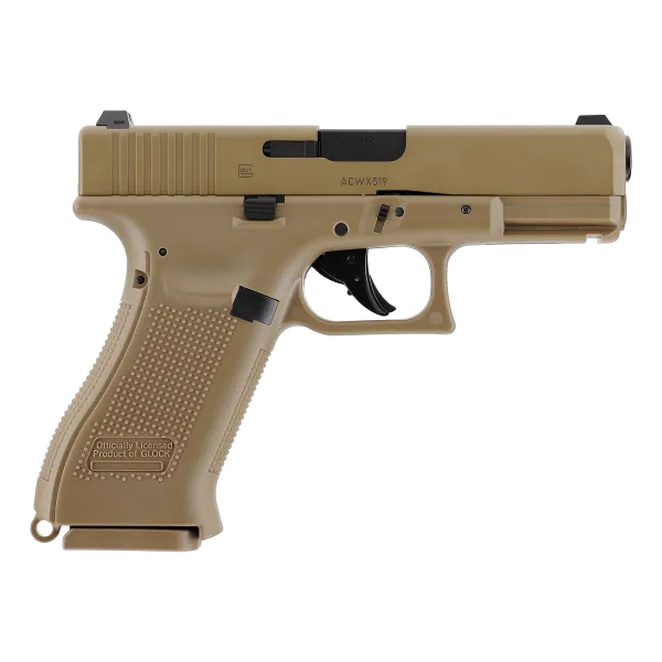 PIST GLOCK 19X CO2 CAL BB/4.5 - COYOTE - 18 COUPS