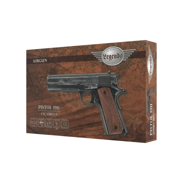 PIST LEGENDS 1911 CO2 CAL BB/4.5MM  3,0 J FINITION ANTIQUE