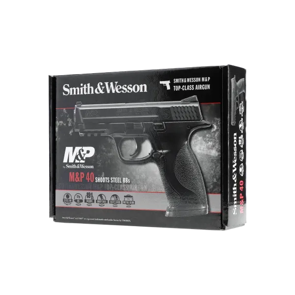 PIST SMITH&WESSON M&P40  BLACK CO2 CAL BB/4.5