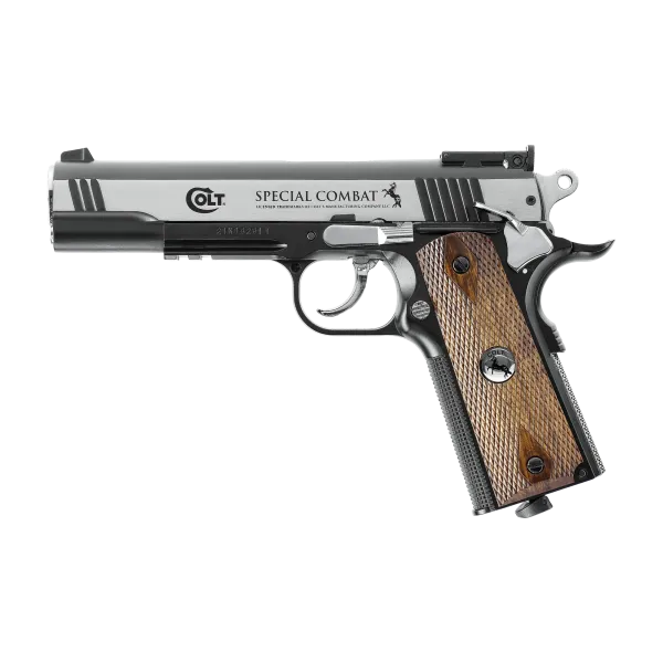 PIST SP COMBAT CLASSIC COLT CO2 CAL BB/4.5 DARK OPS