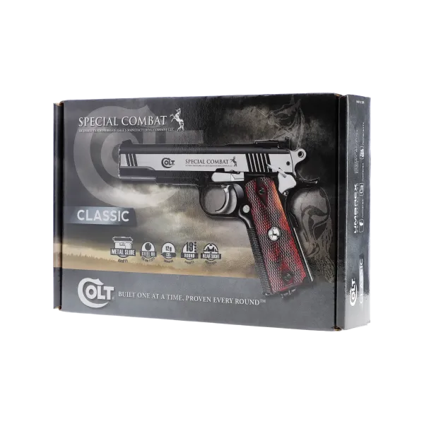 PIST SP COMBAT CLASSIC COLT CO2 CAL BB/4.5 DARK OPS