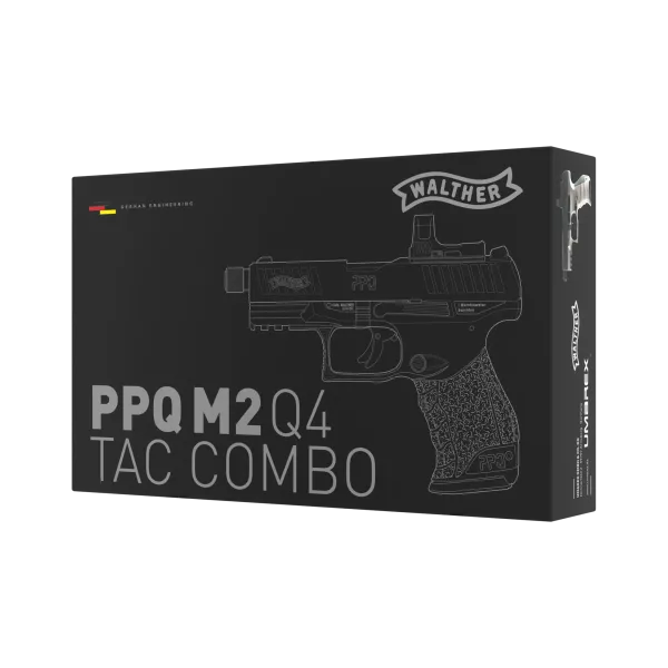PIST WALTHER PPQ M2 Q4 TAC COMBO 4,6'' CO2 CAL 4.5MM AVEC VISEUR RDS 8