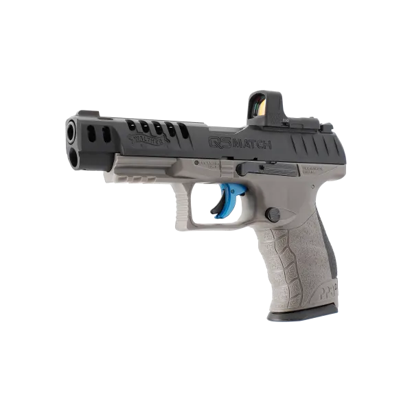PIST WALTHER Q5 MATCH COMBO 5'' CO2 CAL 4.5MM AVEC VISEUR RDS 8