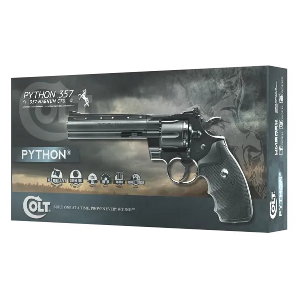 REV COLT PYTHON 6'' CO2 CAL 4.5 MM et BB/4.5