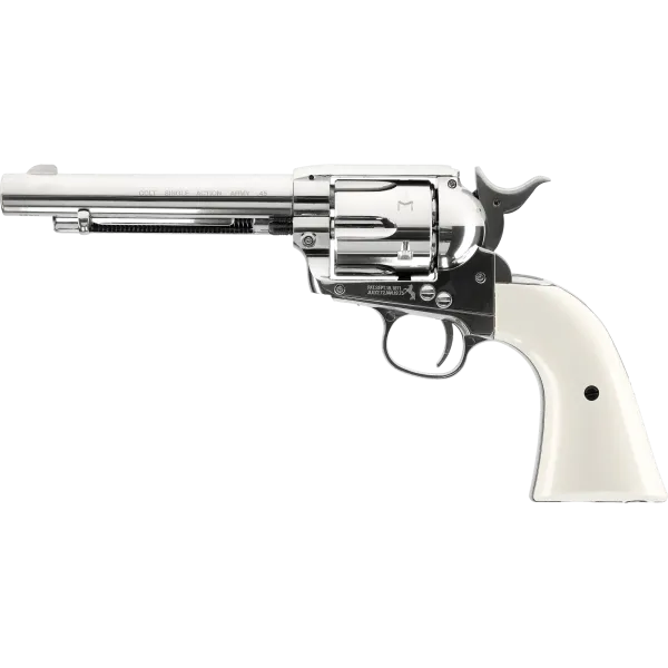 REV COLT SA ARMY 45 5.5'' CO2 CAL 4.5 MM NICKEL PLATED