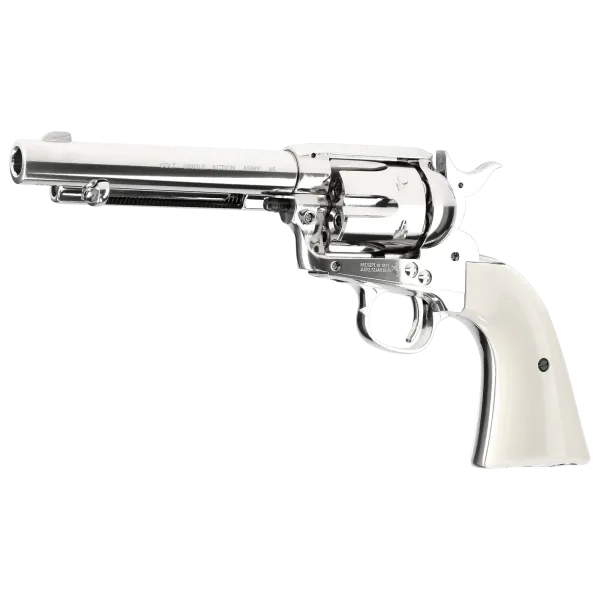 REV COLT SA ARMY 45 5.5'' CO2 CAL 4.5 MM NICKEL PLATED