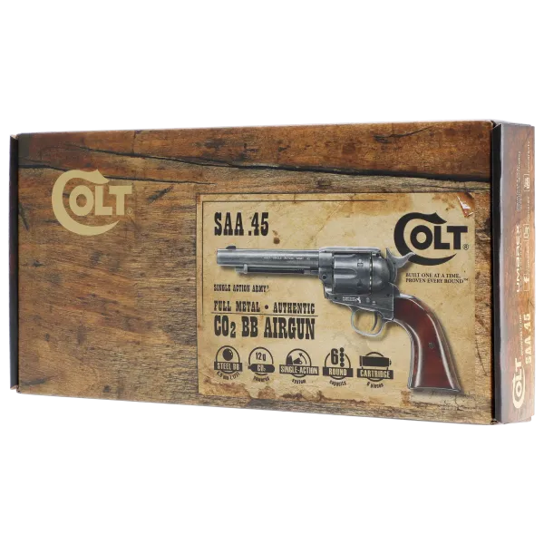 REV COLT SA ARMY 45 5.5'' CO2 CAL BB/4.5 ANTIQUE FINISH