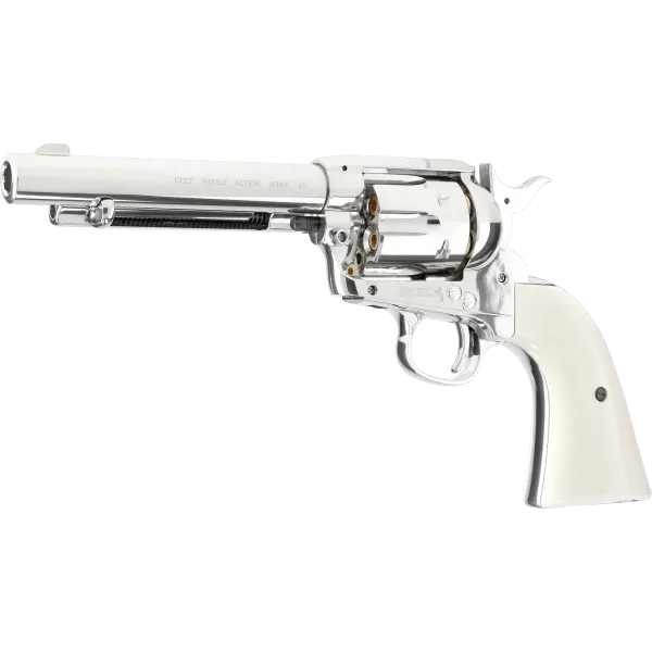 REV COLT SA ARMY 45 5.5'' CO2 CAL BB/4.5 NICKEL PLATED