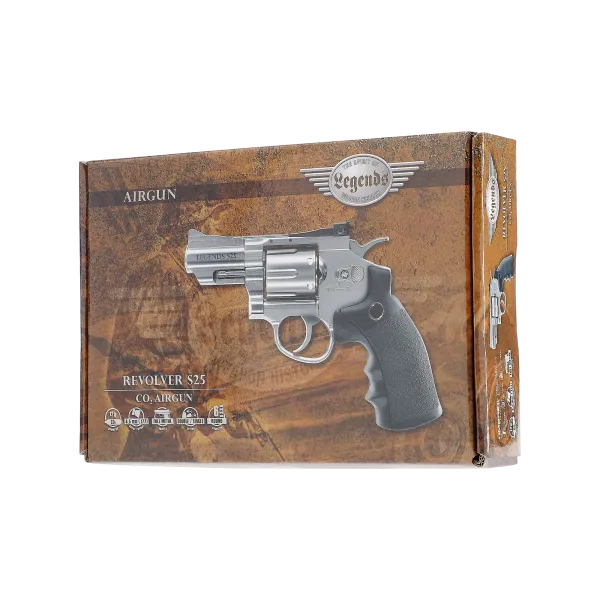 REV LEGENDS S25 SILVER CO2 CAL 4.5 MM