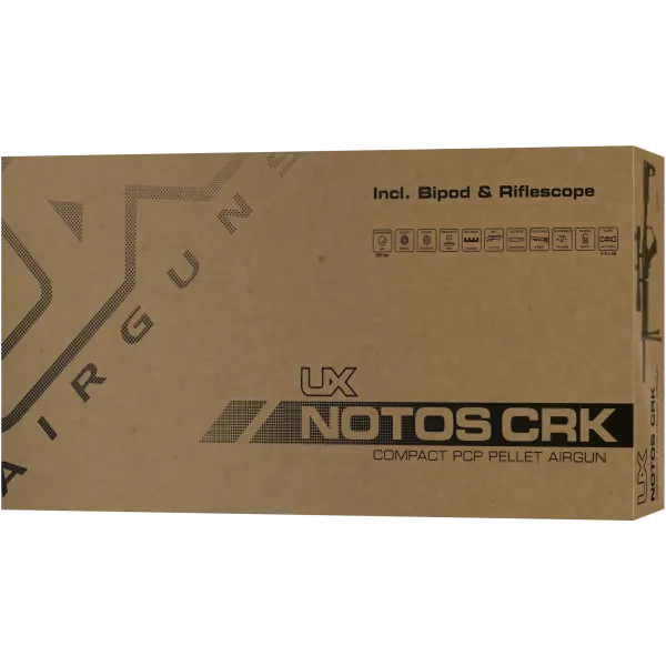 UX NOTOS CARBINE PCP LUNETTE 3-9X40 CAL 4.5MM 7.5 J