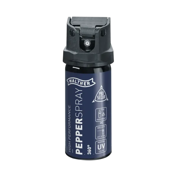 BOMBE PROSECUR 360° BALISTIC GAZ POIVRE 40 ML WALTHER