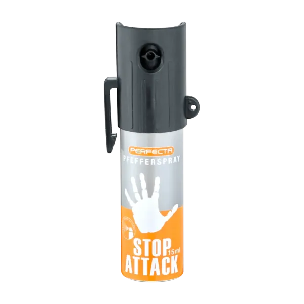 BOMBE STOP ATTACK GAZ OC POIVRE 15 ML PERFECTA