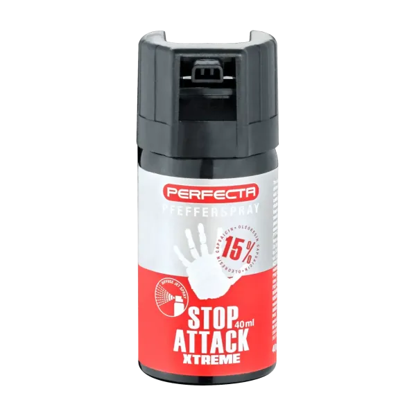 BOMBE STOP ATTACK XTREME GAZ POIVRE 40 ML PERFECTA