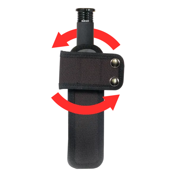 MATRAQUE TELESC. 21'' ACIER TREMPE AVEC ETUI 360° - BOUTON POUSSOIR
