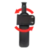 MATRAQUE TELESC. 21'' ACIER TREMPE AVEC ETUI 360° - BOUTON POUSSOIR