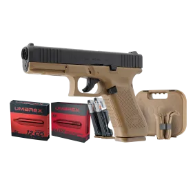 PACK GLOCK 17 GEN5 CAL 43 PAINTBALL T4E COYOTE FRENCH ARMY